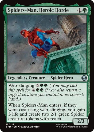 Spiders Man Heroic Horde Marvel's Spider-Man Magic card