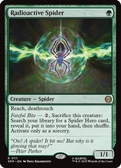 Radioactive Spider Marvel's Spider-Man Magic card