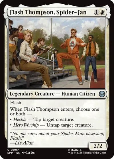 Flash Thompson Spider Fan Marvel's Spider-Man Magic card