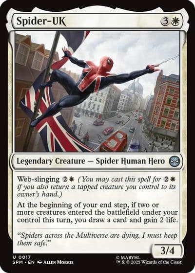 Spider UK Marvel's Spider-Man Magic card