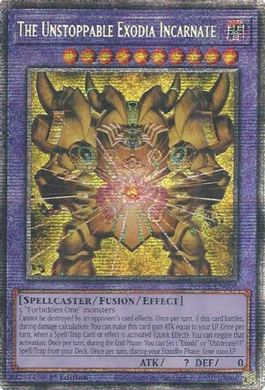 The Unstoppable Exodia Incarnate 2025 Mega-Pack Yu-Gi-Oh! card