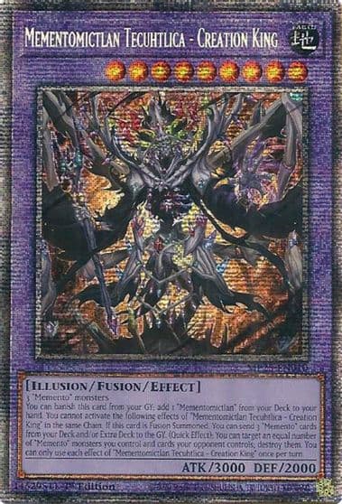 Mementomictlan Tecuhtlica Creation King 2025 Mega-Pack Yu-Gi-Oh! card