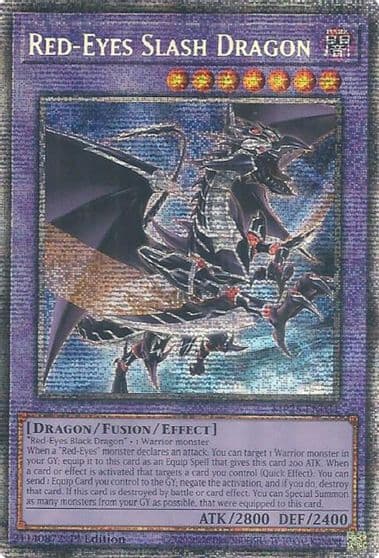 Red Eyes Slash Dragon 2025 Mega-Pack Yu-Gi-Oh! card