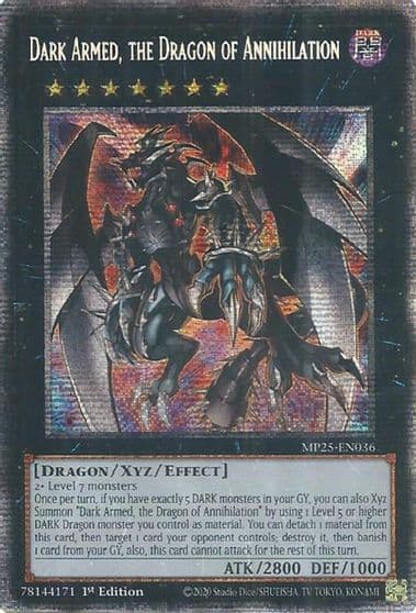 Dark Armed the Dragon of Annihilation 2025 Mega-Pack Yu-Gi-Oh! card