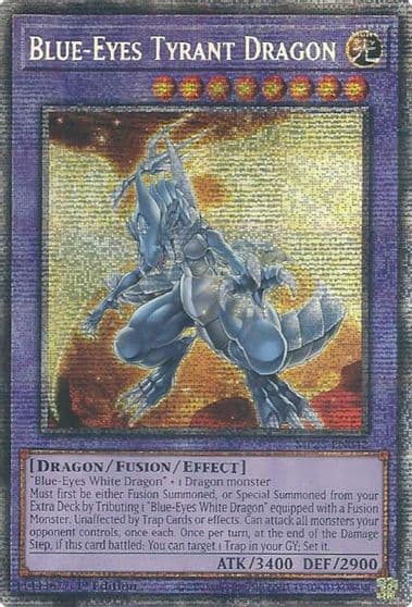 Blue Eyes Tyrant Dragon 2025 Mega-Pack Yu-Gi-Oh! card
