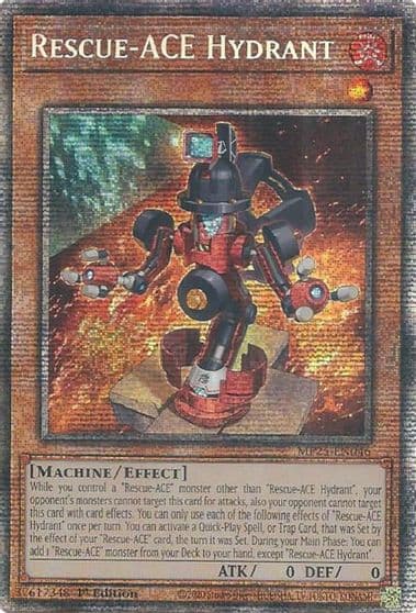 Rescue ACE Hydrant 2025 Mega-Pack Yu-Gi-Oh! card