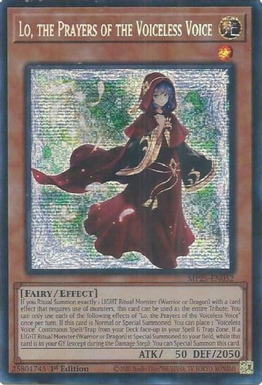 Lo the Prayers of the Voiceless Voice 2025 Mega-Pack Yu-Gi-Oh! card