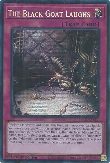 The Black Goat Laughs 2025 Mega-Pack Yu-Gi-Oh! card