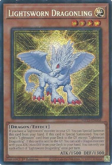 Lightsworn Dragonling 2025 Mega-Pack Yu-Gi-Oh! card