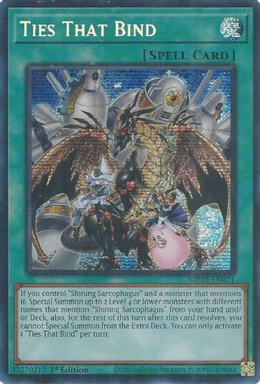 Ties That Bind 2025 Mega-Pack Yu-Gi-Oh! card