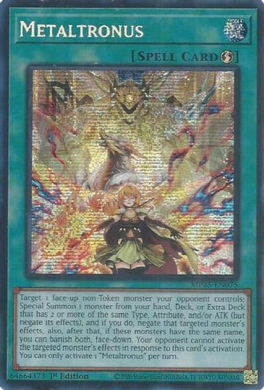 Metaltronus 2025 Mega-Pack Yu-Gi-Oh! card