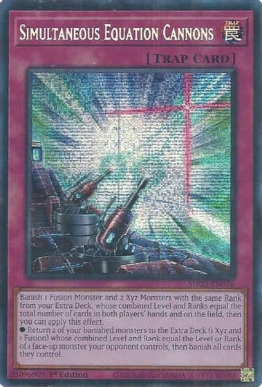 Simultaneous Equation Cannons 2025 Mega-Pack Yu-Gi-Oh! card