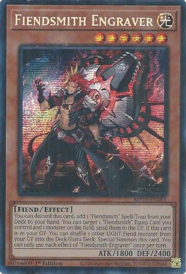 Fiendsmith Engraver 2025 Mega-Pack Yu-Gi-Oh! card