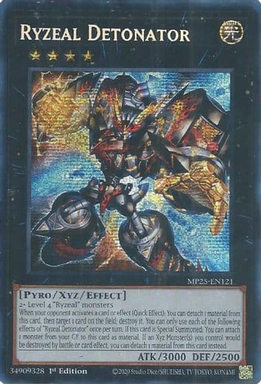 Ryzeal Detonator 2025 Mega-Pack Yu-Gi-Oh! card