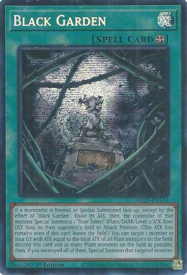 Black Garden 2025 Mega-Pack Yu-Gi-Oh! card