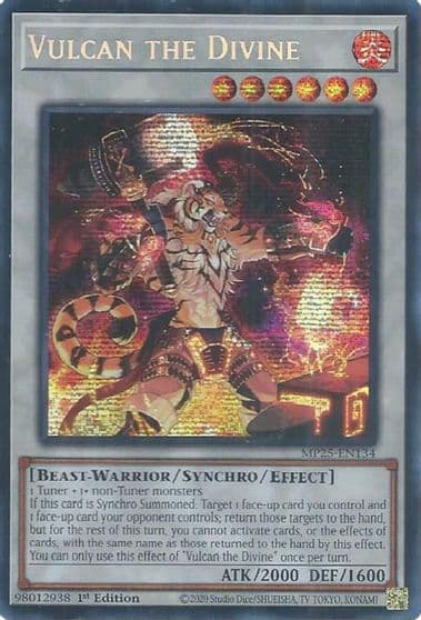 Vulcan the Divine 2025 Mega-Pack Yu-Gi-Oh! card
