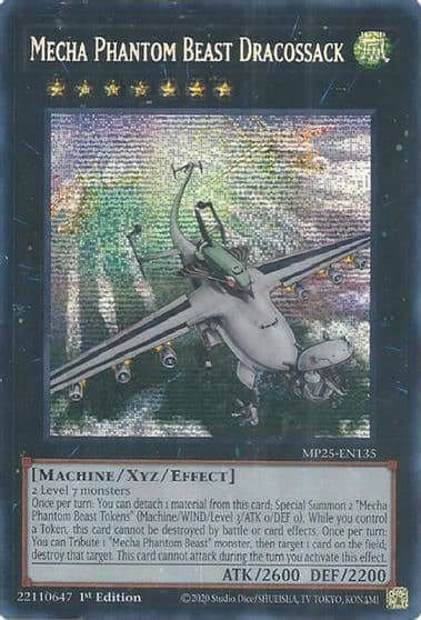 Mecha Phantom Beast Dracossack 2025 Mega-Pack Yu-Gi-Oh! card