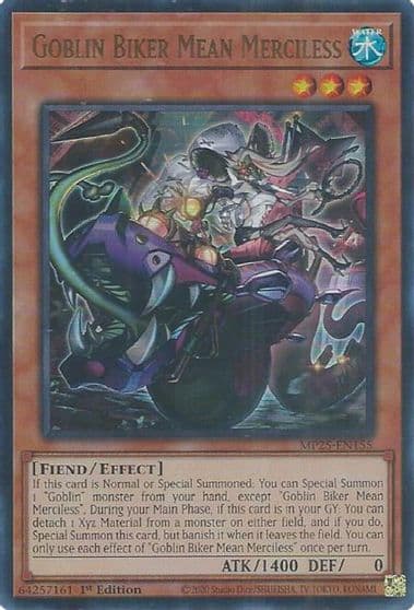 Goblin Biker Mean Merciless 2025 Mega-Pack Yu-Gi-Oh! card