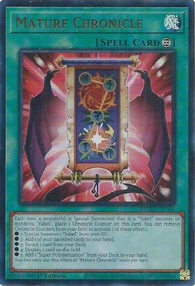 Mature Chronicle 2025 Mega-Pack Yu-Gi-Oh! card