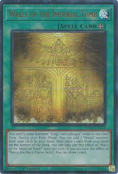 Walls of the Imperial Tomb 2025 Mega-Pack Yu-Gi-Oh! card