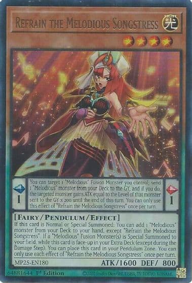 Refrain the Melodious Songstress 2025 Mega-Pack Yu-Gi-Oh! card
