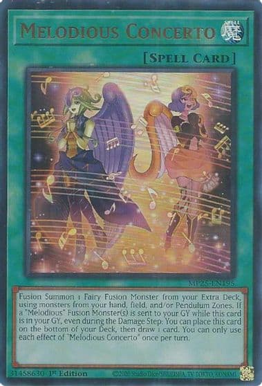 Melodious Concerto 2025 Mega-Pack Yu-Gi-Oh! card