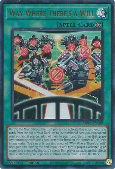 Way Where Theres a Will 2025 Mega-Pack Yu-Gi-Oh! card