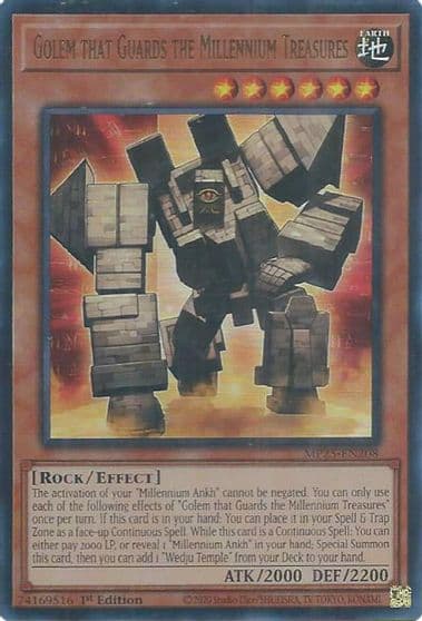 Golem that Guards the Millennium Treasures 2025 Mega-Pack Yu-Gi-Oh! card