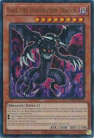Dark End Evaporation Dragon 2025 Mega-Pack Yu-Gi-Oh! card