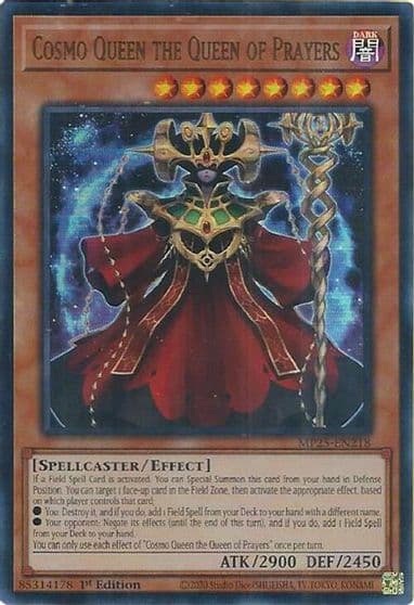 Cosmo Queen the Queen of Prayers 2025 Mega-Pack Yu-Gi-Oh! card