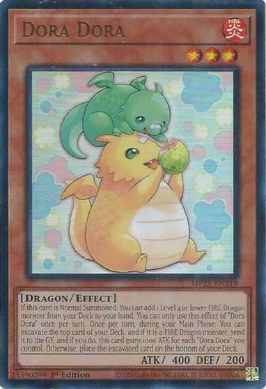 Dora Dora 2025 Mega-Pack Yu-Gi-Oh! card