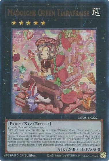Madolche Queen Tiarafraise 2025 Mega-Pack Yu-Gi-Oh! card
