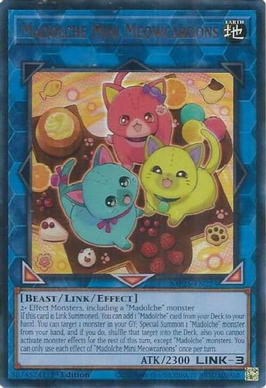 Madolche Mini Meowcaroons 2025 Mega-Pack Yu-Gi-Oh! card