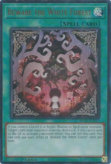 Beware the White Forest 2025 Mega-Pack Yu-Gi-Oh! card
