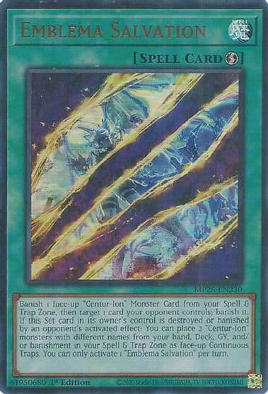 Emblema Salvation 2025 Mega-Pack Yu-Gi-Oh! card
