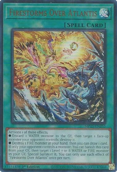 Firestorms Over Atlantis 2025 Mega-Pack Yu-Gi-Oh! card