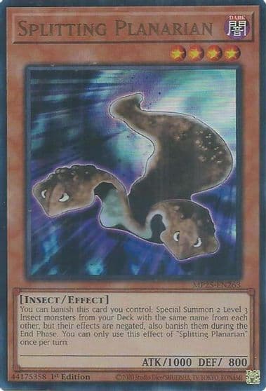 Splitting Planarian 2025 Mega-Pack Yu-Gi-Oh! card