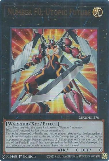 Number F0 Utopic Future 2025 Mega-Pack Yu-Gi-Oh! card