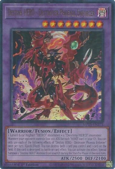 Destiny HERO Destroyer Phoenix Enforcer 2025 Mega-Pack Yu-Gi-Oh! card