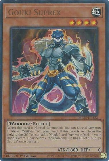 Gouki Suprex 2025 Mega-Pack Yu-Gi-Oh! card