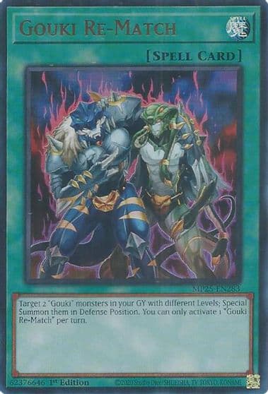 Gouki Re Match 2025 Mega-Pack Yu-Gi-Oh! card