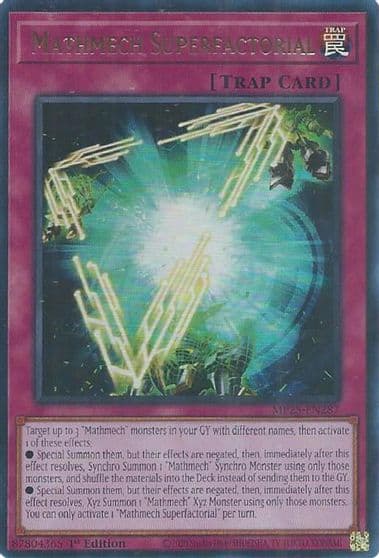 Mathmech Superfactorial 2025 Mega-Pack Yu-Gi-Oh! card