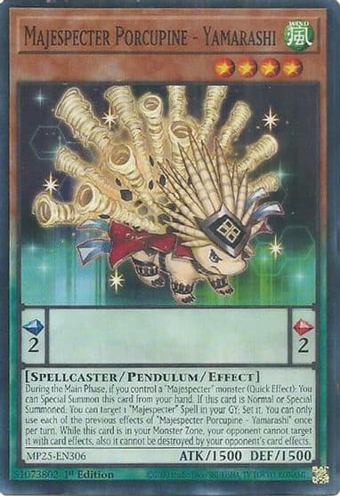 Majespecter Porcupine Yamarashi 2025 Mega-Pack Yu-Gi-Oh! card
