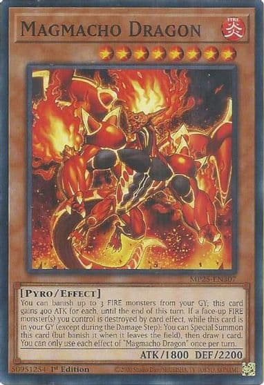 Magmacho Dragon 2025 Mega-Pack Yu-Gi-Oh! card