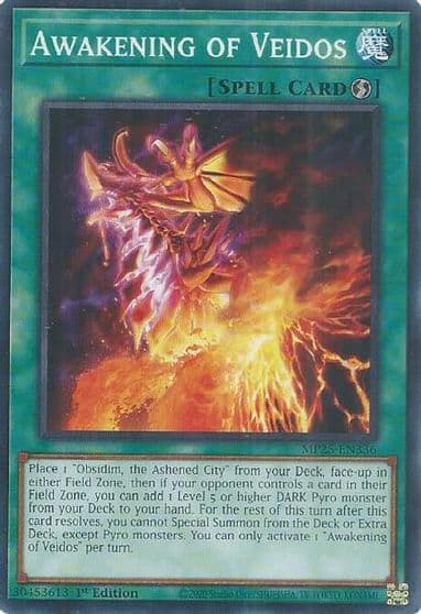 Awakening of Veidos 2025 Mega-Pack Yu-Gi-Oh! card