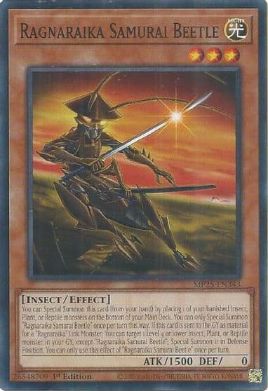 Ragnaraika Samurai Beetle 2025 Mega-Pack Yu-Gi-Oh! card