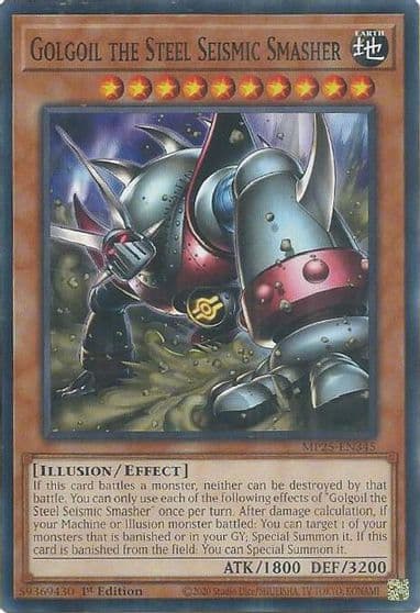 Golgoil the Steel Seismic Smasher 2025 Mega-Pack Yu-Gi-Oh! card
