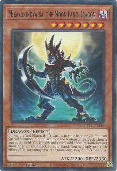 Mikazukinoyaiba the Moon Fang Dragon 2025 Mega-Pack Yu-Gi-Oh! card