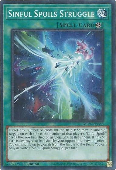 Sinful Spoils Struggle 2025 Mega-Pack Yu-Gi-Oh! card