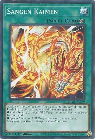 Sangen Kaimen 2025 Mega-Pack Yu-Gi-Oh! card